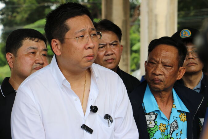 นายภัทรพงศ์ ภัทรประสิทธิ์ รัฐมนตรีช่วยว่าการกระทรวงคมนาคม ลงพื้นที่ตรวจราชการและตรวจติดตามแผนงานของหน่วยงานในสังกัดพื้นที่